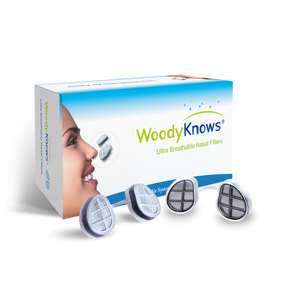 WoodyKnows Filtros Nasales 3 en 1, Combina Defensa Súper, Ultra Filtros